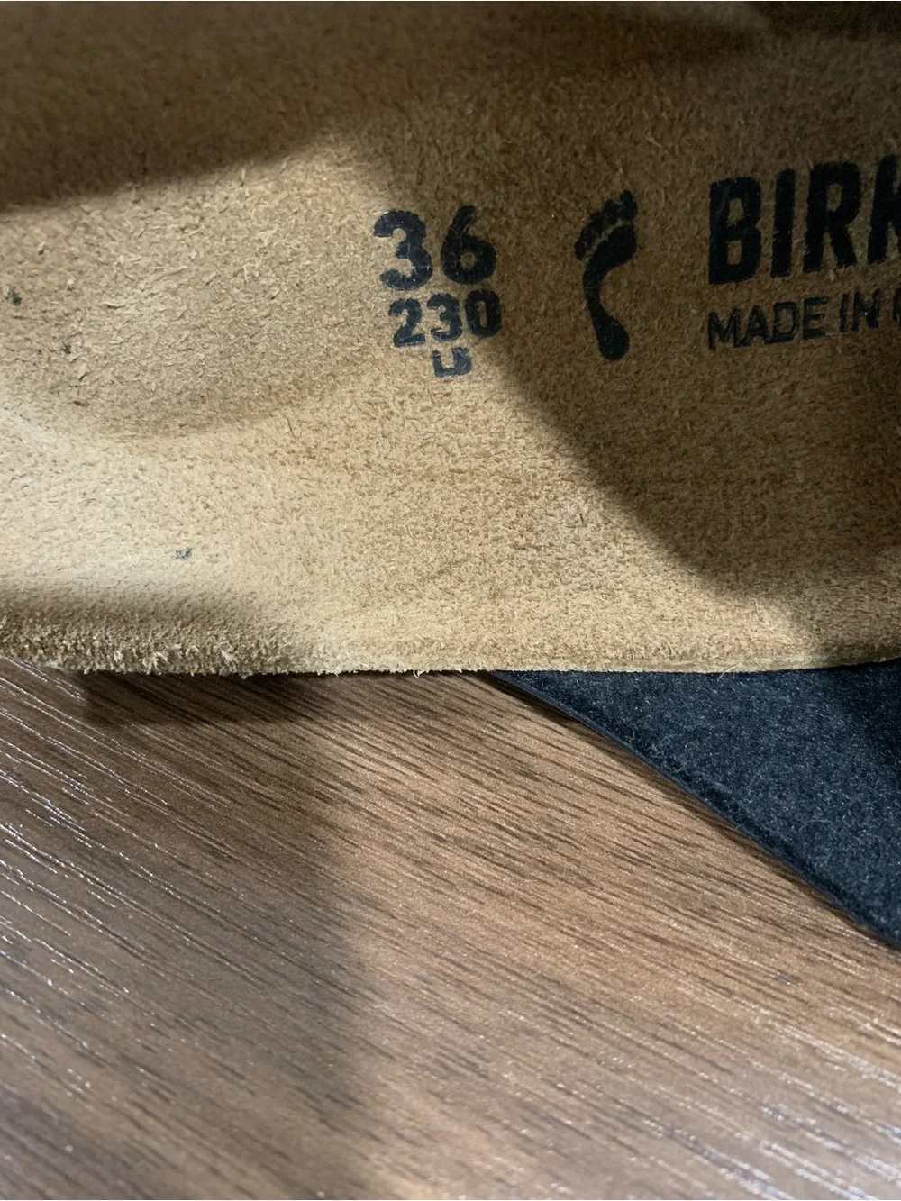 Birkenstock  Black Arizona Two-Strap Sandals